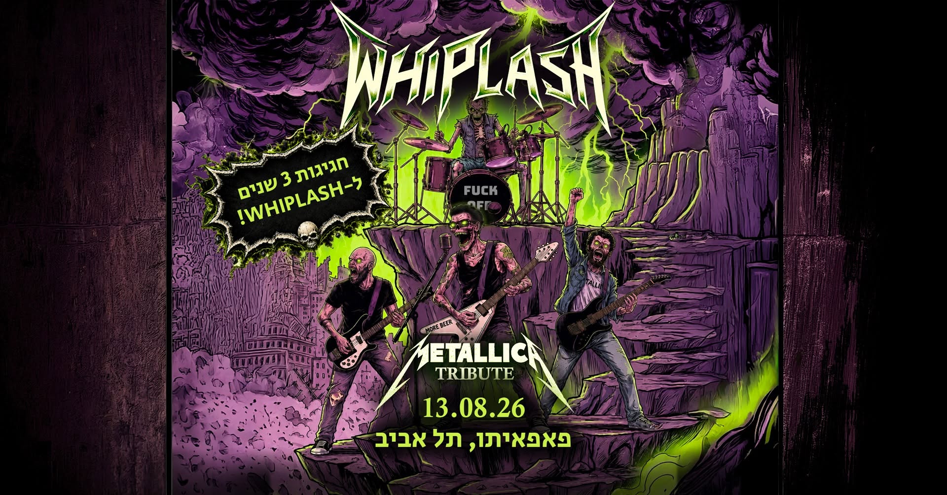 Whiplash Metllica tribute 3rd anniversary