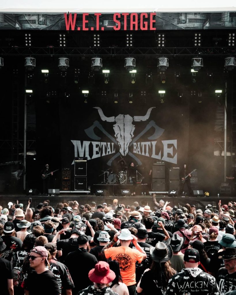 Given by the Flames at the W.E.T.-Stage in Wacken